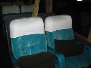 Night bus to Iguazu ("Suite" class)