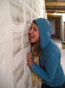 Walls made of salt...mmmm...