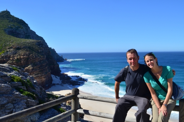 Walking to Cape Point Lighthouse